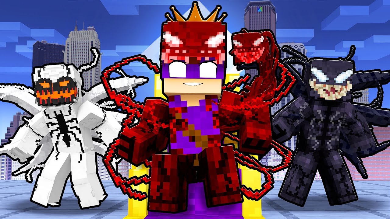 DONAT3LO VIROU o REI SIMBIONTE no Minecraft!!