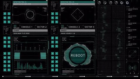 Complex HUD Display Stock Motion Graphics