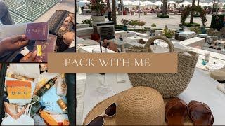 PACK WITH ME FOR VACATION 