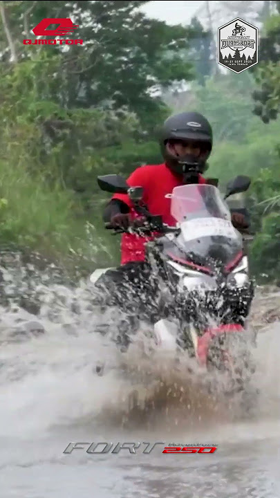 Nyebrang yuk... QJMOTOR Fort 250 Adventure #QJMOTOR #Fort250Adventure #MotorAdventure
