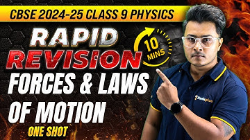 Forces & Laws of Motion One Shot | Rapid Revision in 10 Mins🔥 | CBSE Class 9 Physics | Abhishek Sir