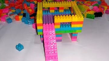 Satisfying DIY House with stairs | lego blocks | ASMR building block 