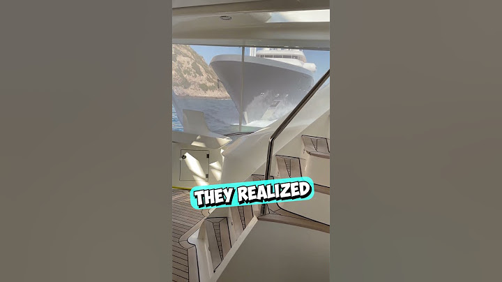 This Yacht Crashed Straight Into Theirs 😳 #shorts