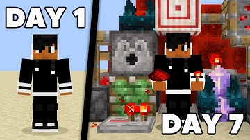 I Tried Learning Redstone in 7 Days (scrapped video)