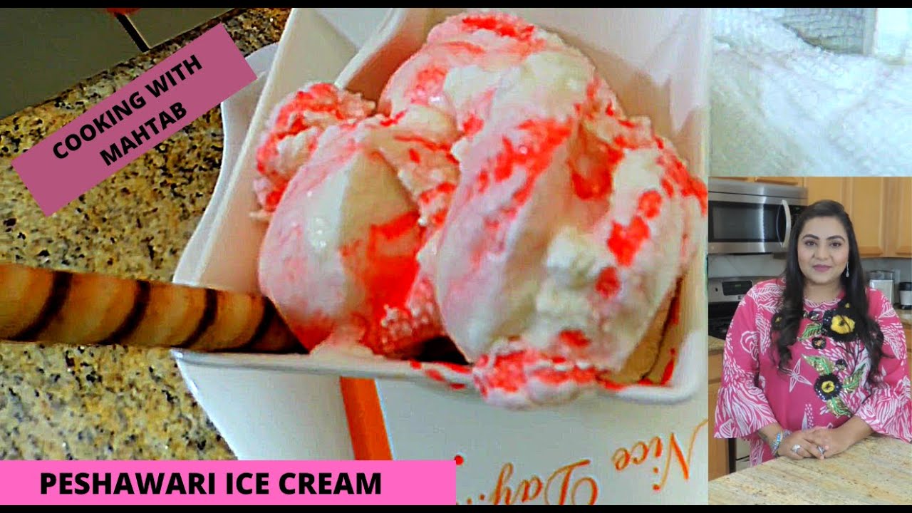 RESTAURANT STYLE PESHAWARI ICE CREAM IN URDU AND HINDI BY COOKING WITH