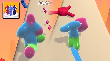 Blob Runner 3D ➗All Levels Gameplay Android,ios (Levels 02- 06 )