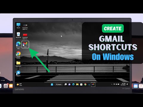 How to Create Gmail Shortcut on Desktop in Windows 11!