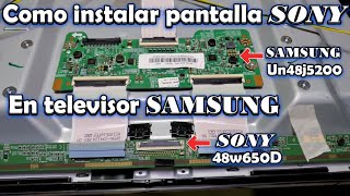 Adaptar fácilmente Pantalla SONY en Televisor SAMSUNG