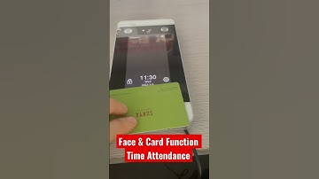 Face Dynamic Time Attendance Access control with RFID Card Function| Time and Attendance Solutions