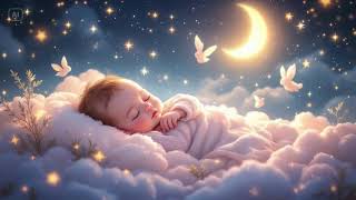 Relaxing Song for Sleeping Babies 🌙✨ Soft Music with Piano and Harp  Clouds, Moon and Stars screenshot 4