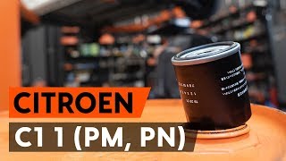 Întreținere și manual service CITROËN C1 (PM_, PN_) - tutoriale video gratuit