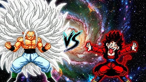 Goku SSJ Infinity Ultra Instinct OP VS Xeno Vegito SSJ4 V3 OP in Mugen