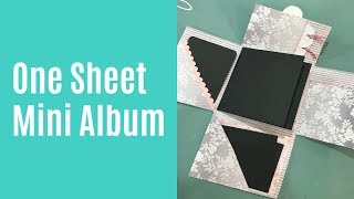 FabScraps One Sheet Mini Album