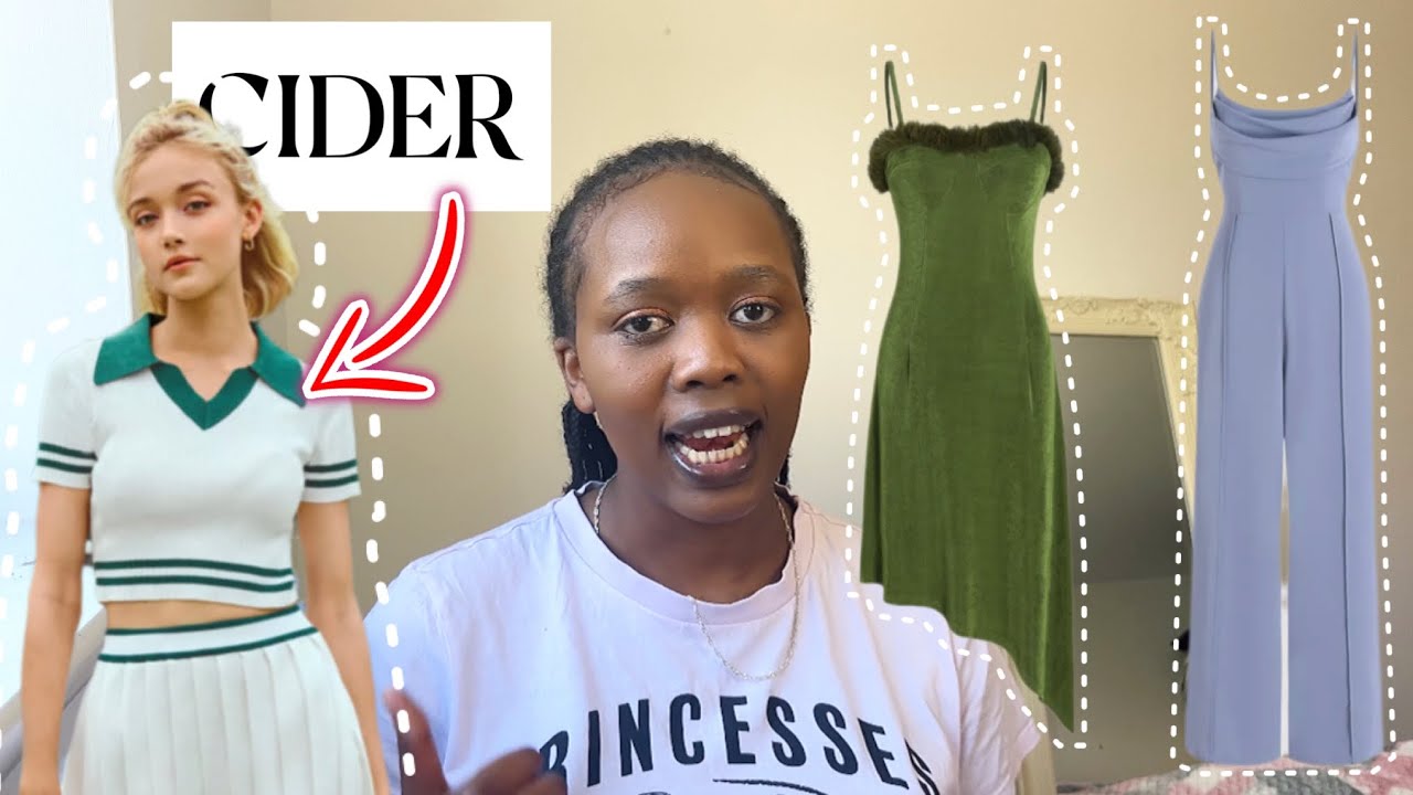 SHOP CIDER CLOTHING HAUL 2023 YouTube