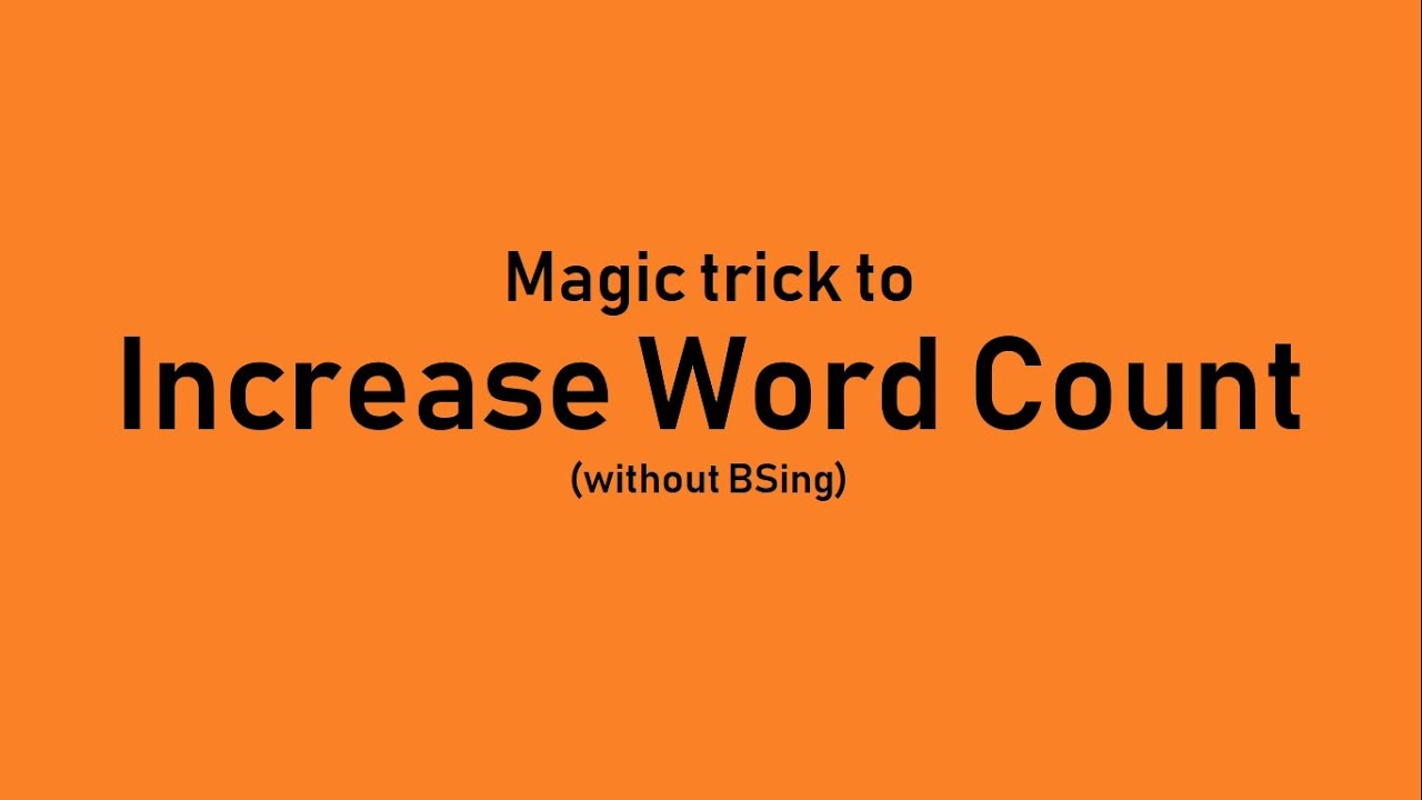 increase word count in essay