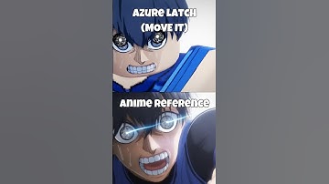 MOVE IT Azure Latch vs Anime Reference #shorts #roblox #bluelock #azurelatch #anime