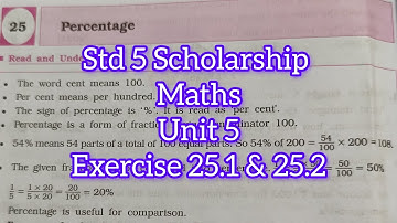 Std 5 Scholarship | Exercise 25.1 & 25.2 | #maths #scholarshipexam #std5maths #mathssolutions #ssc 