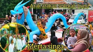 arak arakan desa Merta singa || sedekah bumi 21 Oktober 2022
