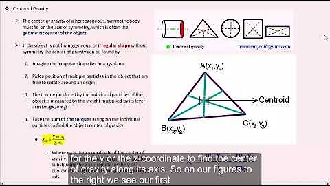 PHY 1010 - Chapter 8 - Center of Gravity