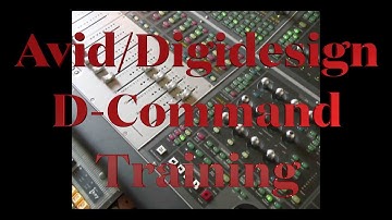 Avid/Digidesign ICON D-Command Instructional Videos