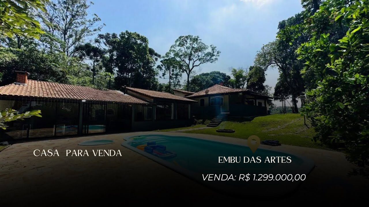 IMERSÃO NA NATUREZA! Casa a venda - Embu das Artes 