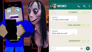 Minecraft: LIGAMOS PRA MOMO E ELA NOS PEGOU! (Pac e Mike)