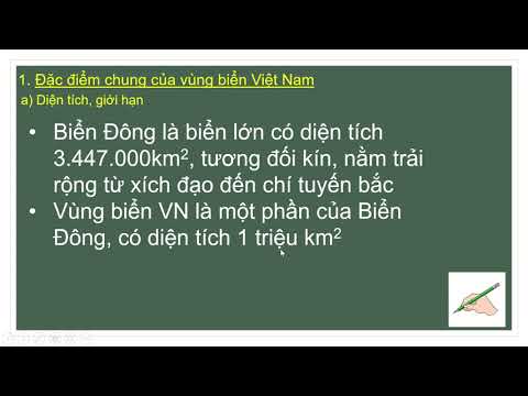 Video Địa Lý 8 - BÀI 24: VÙNG BIỂN VIỆT NAM - youtube