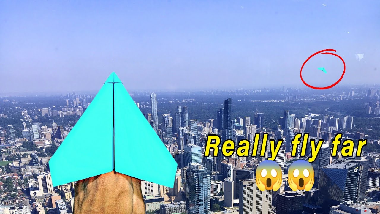 how-to-fold-paper-airplane-can-fly-far-up-to-1000-feet-youtube