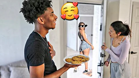 HOT Flirty Neighbor Cooked Me Food Prank On Crazy Wife! *SHE SNAPS*