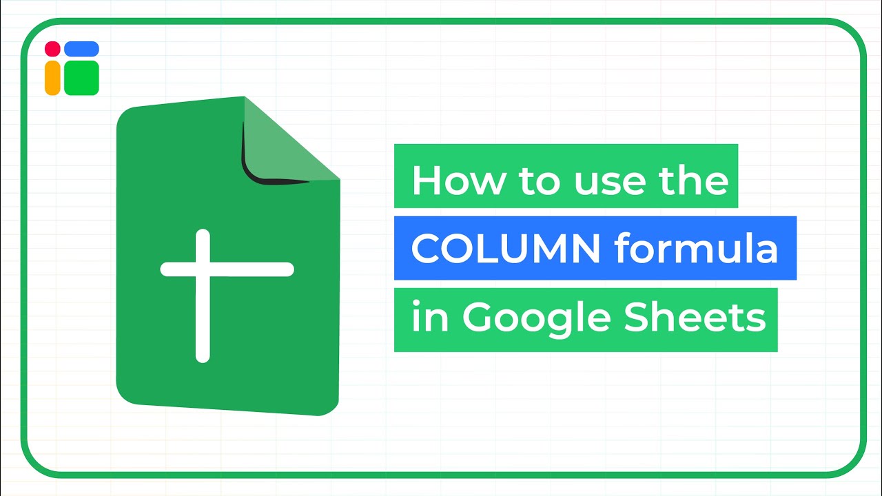 How To Make A Column Formula In Google Sheets