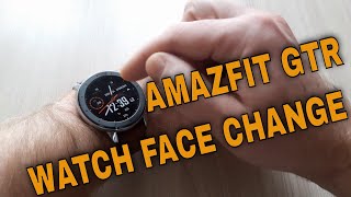 amazfit gtr 47mm watch face