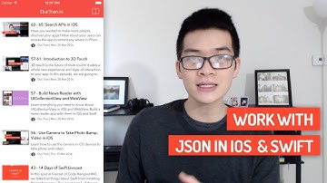 How to Parse JSON in iOS with Swift Tutorial Part 3 | Code Hangout ESP 70