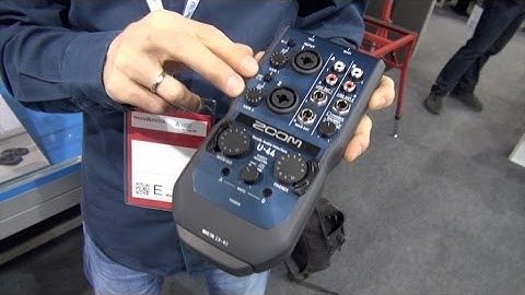 [MUSIKMESSE] Zoom U-24 & U-44