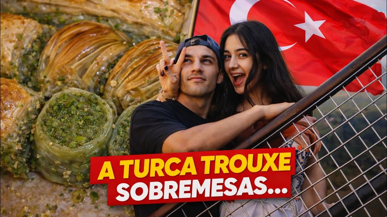 PROVEI SOBREMESA TURCA PELA PRIMEIRA VEZ 🇹🇷