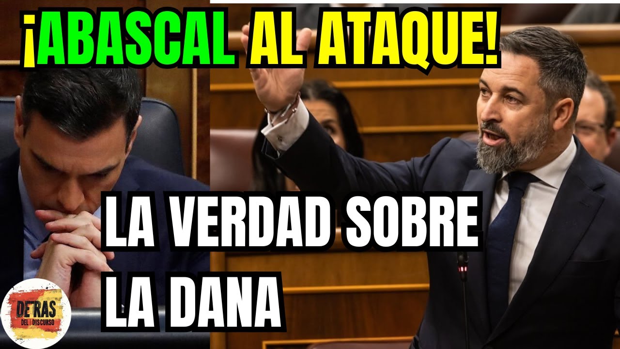 ¡TENSIÓN EN EL CONGRESO! Abascal acusa a Sánchez de manipular la DANA ...