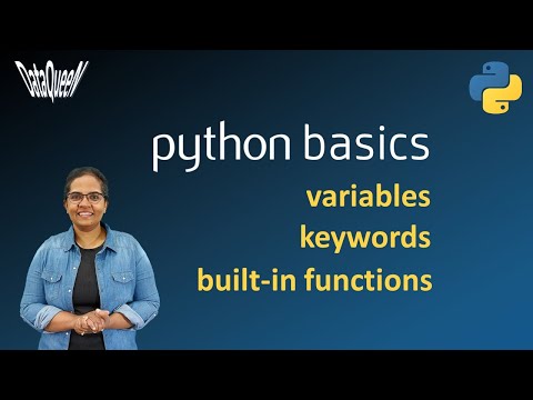 Python fundamentals - Let's start with the basics: keywords, variables, functions, syntax, operators