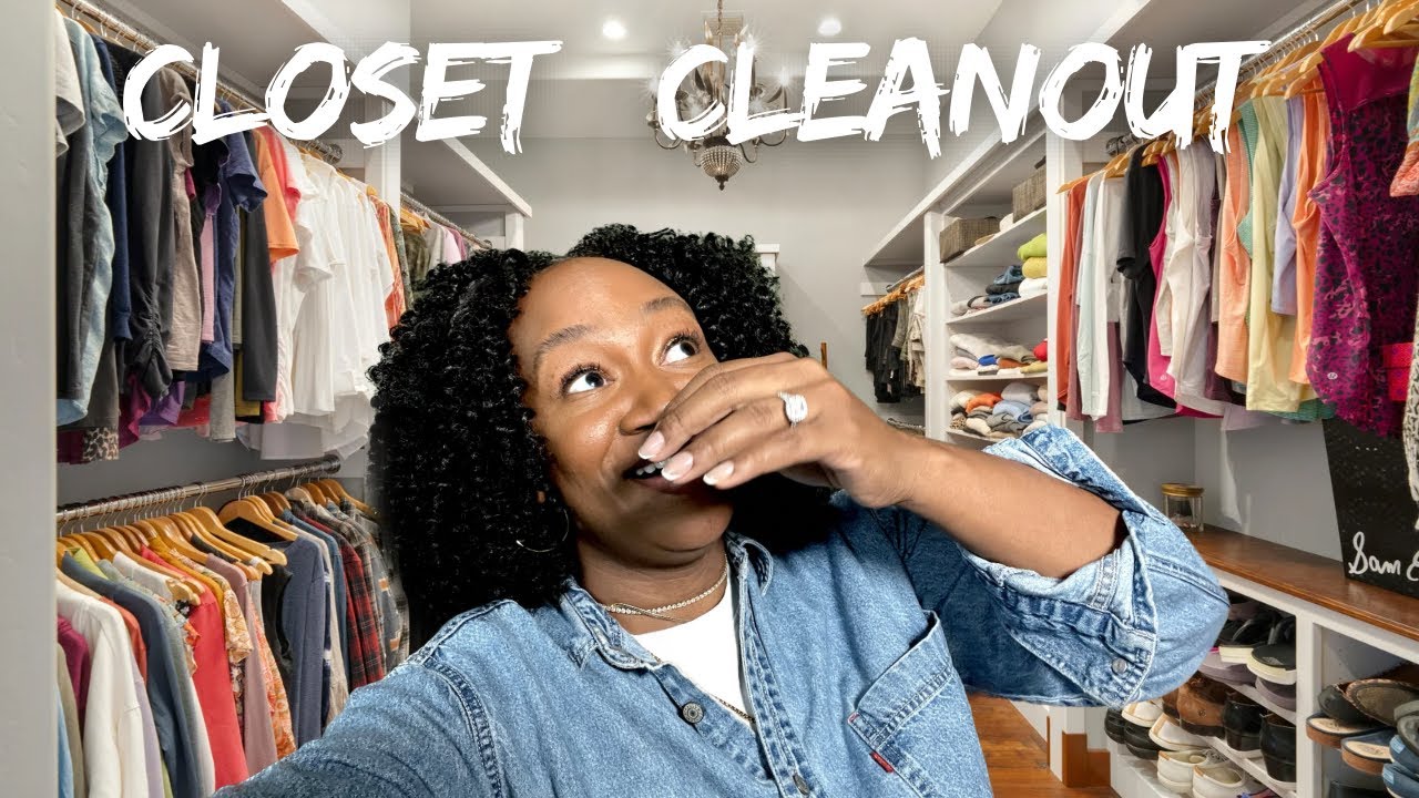 CLOSET CLEANOUT | How To Clean Out Your Whole Closet decluttering ...