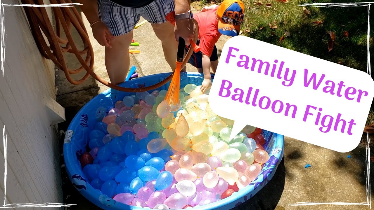 Treatment Day & Water Balloon Fights Autism & Leukemia Family YouTube