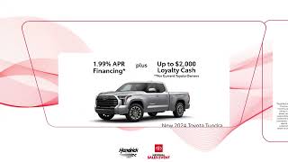 Hendrick Toyota of Apex - National Sales Event