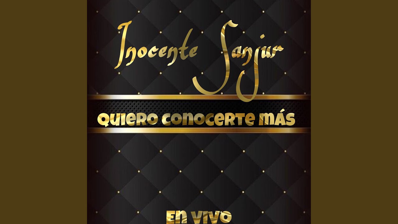 Quiero Conocerte más (En Vivo)