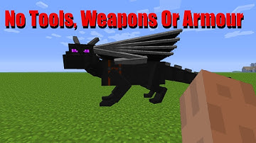 Beating Minecraft Using Only My Fist