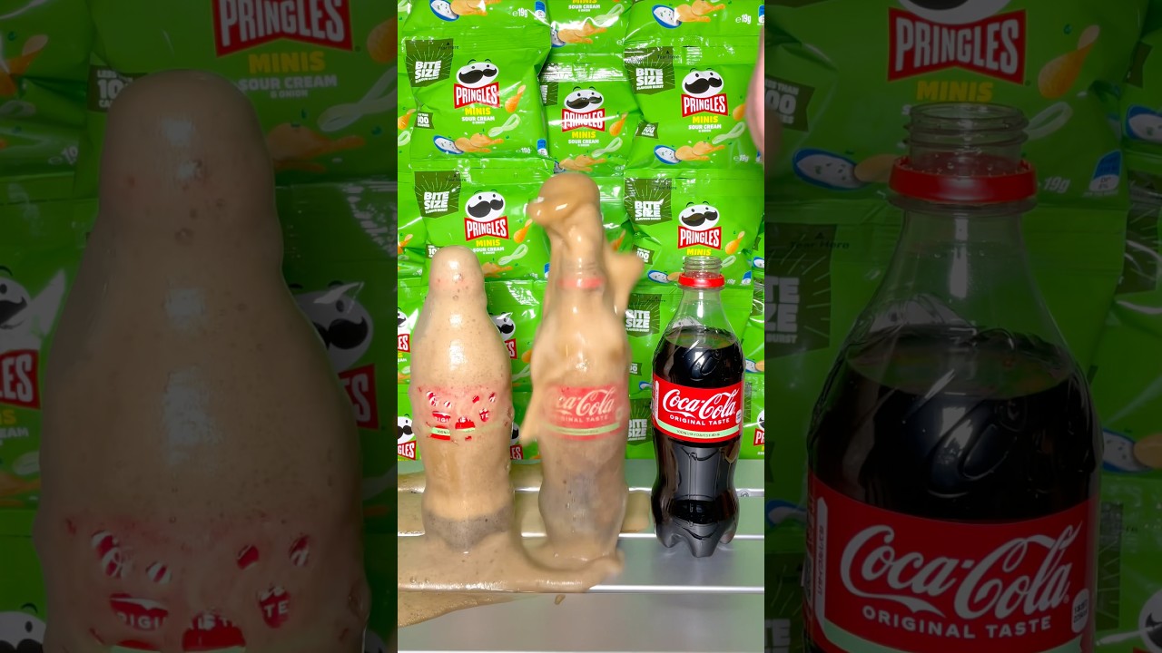 コーラとメントスを無駄にする動画