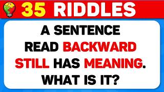 Only Geniuses Solve These 35 Tricky Riddles for Smart People | General Knowledge Trivia Quiz #3