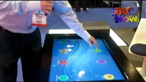 InfoComm 2011: Gesturetek Unveils Multitouch LCD Display Table With Up to 32 Points of Contact