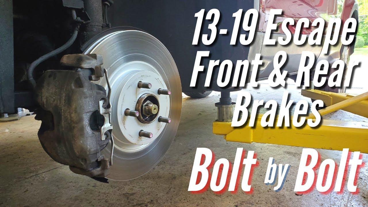 2013-2019 Ford Escape Full Brake Job. (Front & Rear) - YouTube