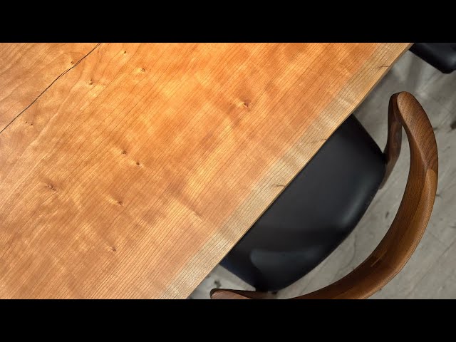 アメリカンブラックチェリー 一枚板 1750×830×48 262889 - YouTube