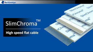 SlimChroma™ High speed flat cable