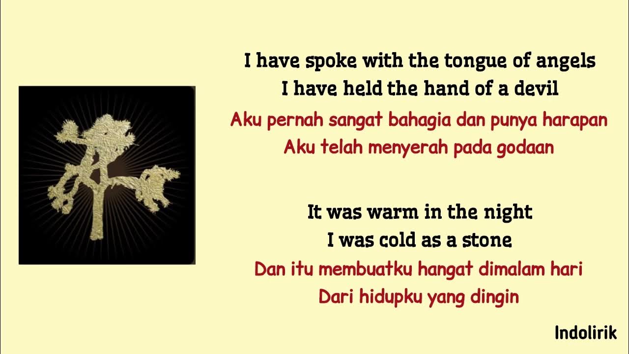 U2 - I Still Haven’t Found What I’m Looking For | Lirik Terjemahan \ Putri Ariani agt