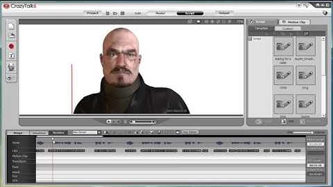 CrazyTalk6 Tutorial - Expressions in Key Editor