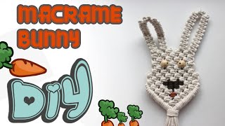 Tutorial Macrame Bunny | DIY easter decor